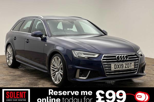2019 AUDI A4 AVANT 2.0 TFSI 40 S LINE S TRONIC SAT NAV PRICE 14,490... photo