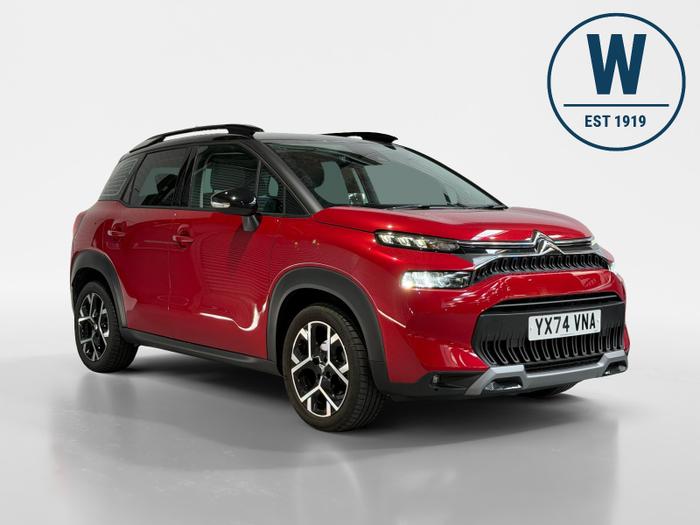 Used 2024 Citroen C3 Aircross 1.2 PureTech MAX SUV 5dr Petrol Manual Euro 6 (s/s) (110 ps) Red at Gravells