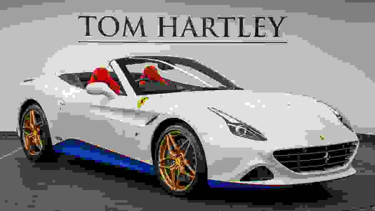 Used 2017 Ferrari California T 70th Anniversary 1 of 1 Bianco Italia with Livery in Blu Mariner and Rosso at Tom Hartley