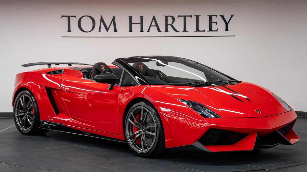 Used 2013 LAMBORGHINI Gallardo LP570-4 Performante Spyder Edizione Tecnica Rosso Mars at Tom Hartley