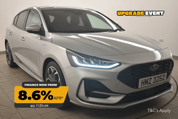 Used 2025 Ford FOCUS 1.0 EcoBoost Hybrid mHEV 155 ST-Line X 5dr Auto Silver at SERE Motors