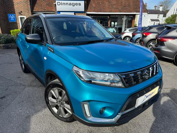 Used 2023 Suzuki Vitara 1.4 Boosterjet MHEV SZ-T SUV 5dr Petrol Hybrid Manual Euro 6 (s/s) (129 ps) Atlantis Turquoise at Dinnages