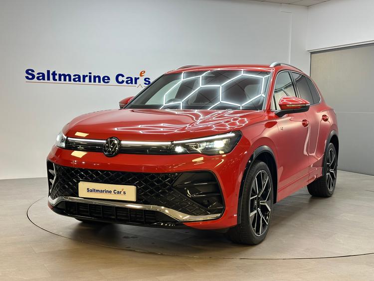 Used 2024 Volkswagen Tiguan 1.5 eTSI MHEV R-Line SUV 5dr Petrol Hybrid DSG Euro 6 (s/s) (150 ps) Persimmon Red at #sitename#