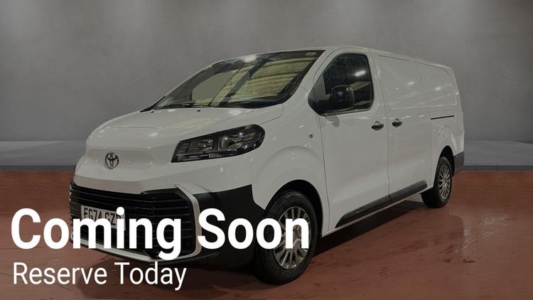 Used 2024 Toyota ProAce 2.0D Icon Long Panel Van 6dr Diesel Manual LWB Euro 6 (145 ps) White at #sitename#