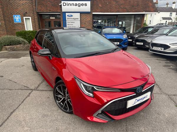 Used 2019 Toyota Corolla 1.8 VVT-h Excel Hatchback 5dr Petrol Hybrid CVT Euro 6 (s/s) (122 ps) Red at Dinnages