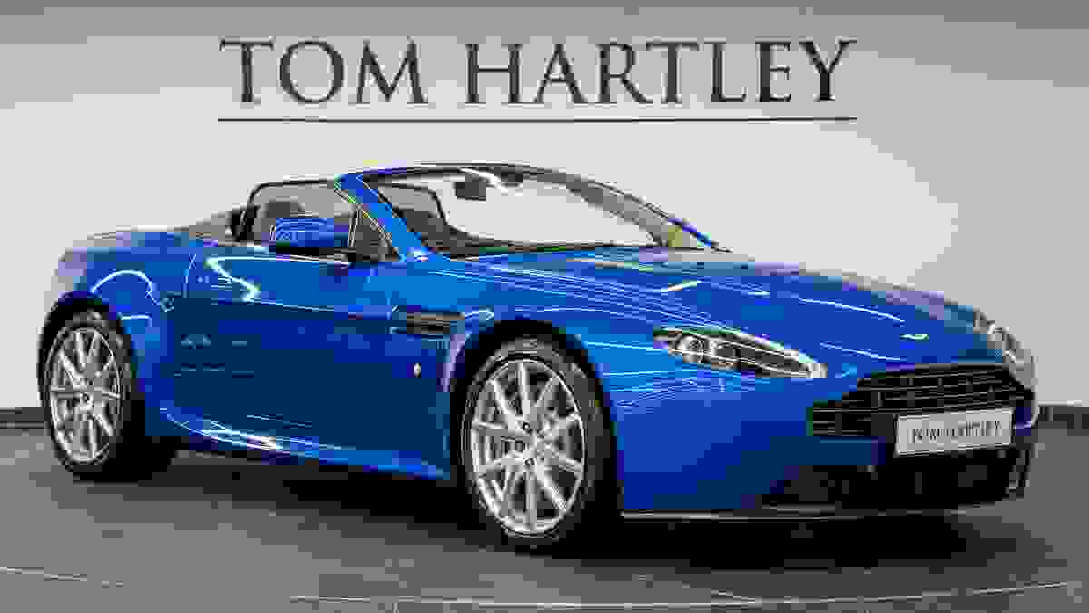 Used 2015 Aston Martin V8 Vantage Roadster Cobalt Blue at Tom Hartley