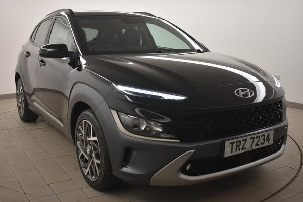 Used 2022 HYUNDAI KONA 1.6 GDi Hybrid Premium 5dr DCT Black at SERE Motors