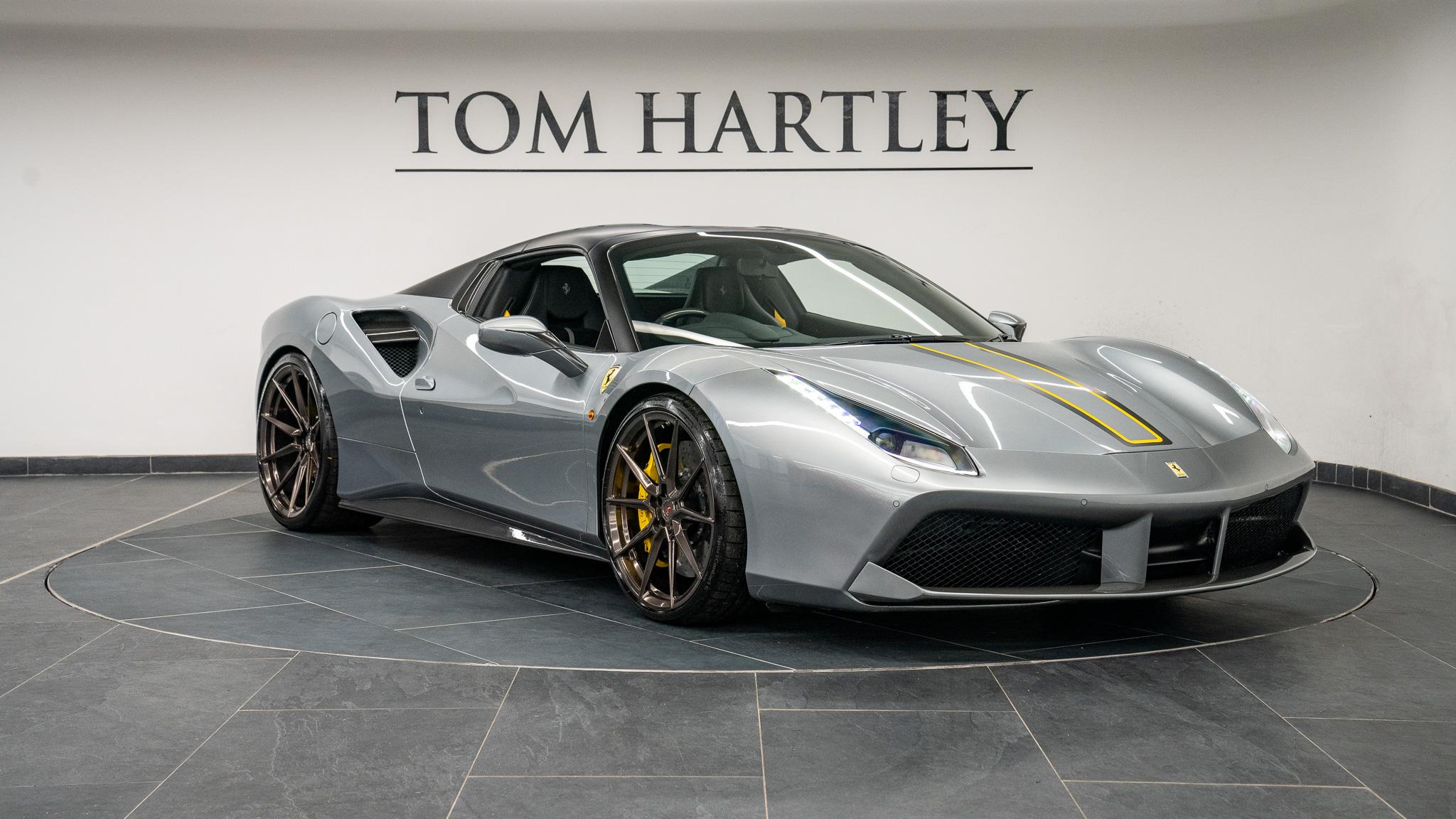 Used 2017 Ferrari 488 Spider £169,950 14,000 miles Grigio Titanio 