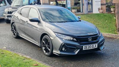 Used 2020 Honda Civic 1.5 VTEC Turbo Sport Hatchback 5dr Petrol Manual Euro 6 (s/s) (182 ps) at Motorhouse Coleford