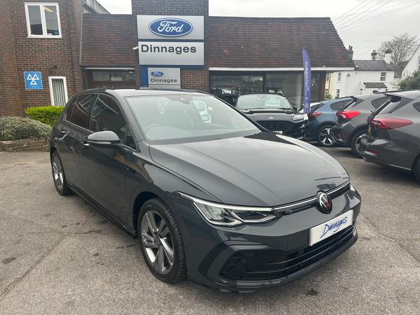 Used 2022 Volkswagen Golf 1.5 TSI R-Line Hatchback 5dr Petrol Manual Euro 6 (s/s) (130 ps) Grey at Dinnages