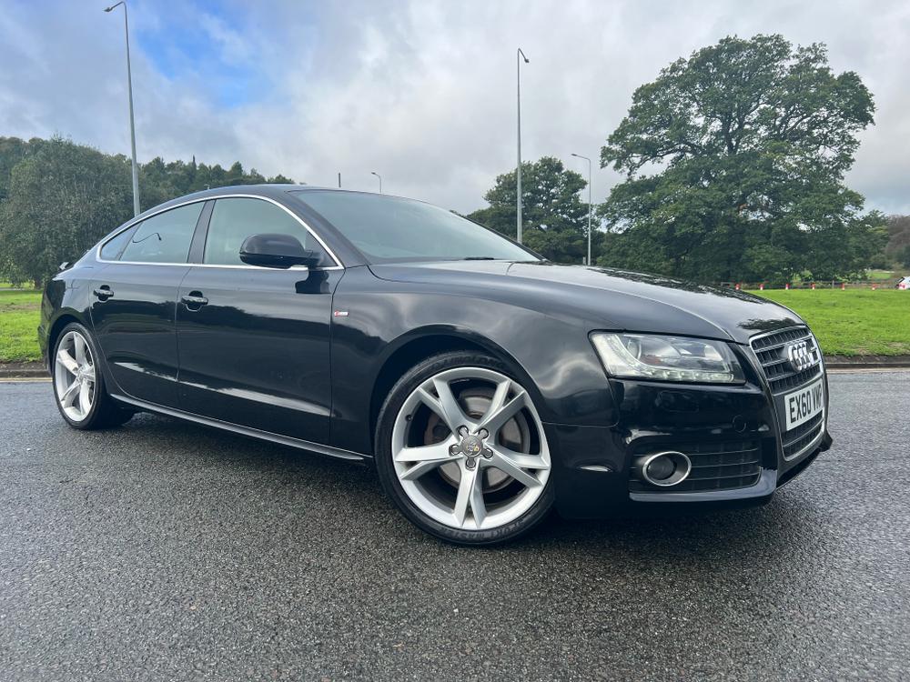 Audi A5 photographed for Strongford Garage stock