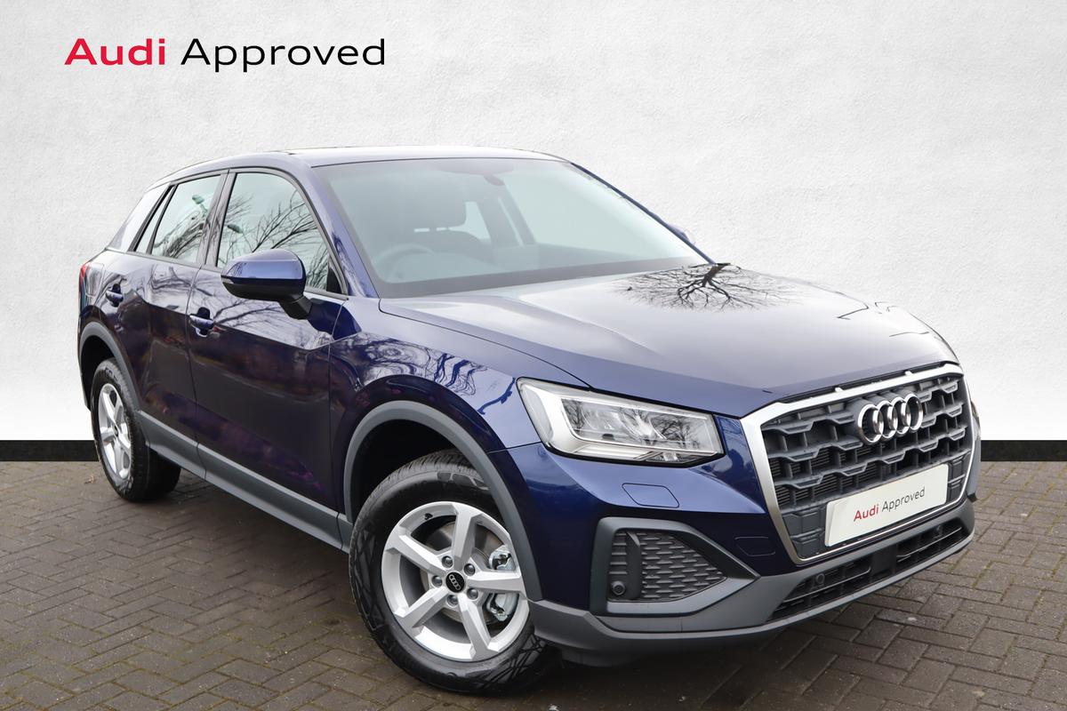 2023 AUDI Q2 30 TFSI Technik 5dr £24,000 3,484 miles Navarra blue