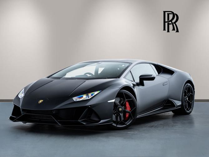 2021 Lamborghini Huracan LP 640-4 EVO £225,000 1,183 miles Matt Black  Wrap/Nero Helene | JCT600