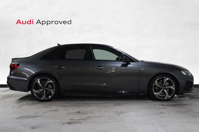 2023 AUDI A4 35 TFSI Black Edition 4dr S Tronic [Comfort+Sound] £32,000  2,999 miles Daytona grey, pearl effect