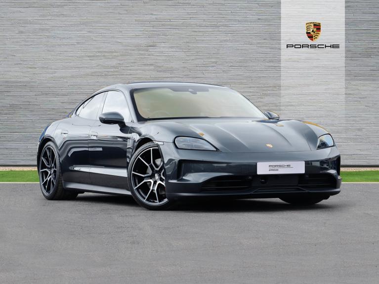 Used 2024 PORSCHE Taycan 340kW 4S 89kWh 4dr Auto Volcano Grey Metallic at JCT600