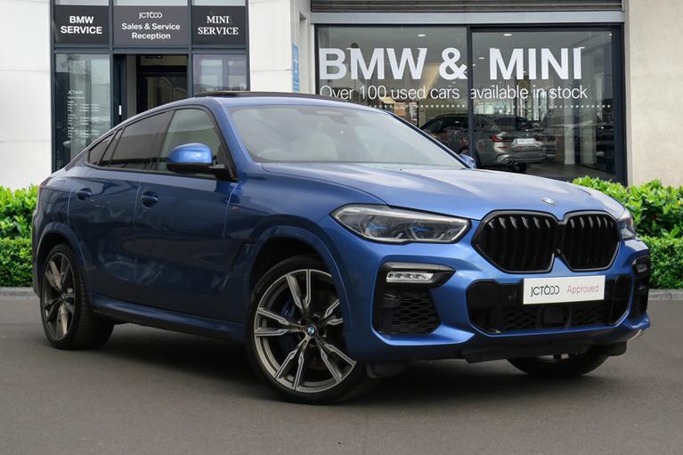 Used 2019 BMW X6 M50D Riverside Blue at JCT600