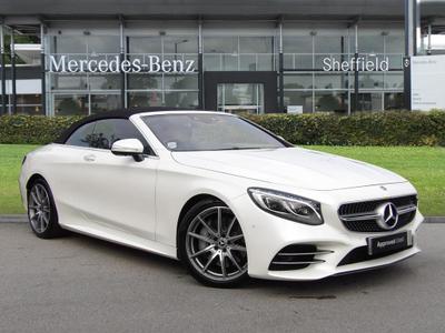 2019 MERCEDES-BENZ S Class 4.0 S560 V8 BiTurbo AMG Line (Premium) Cabriolet 2dr Petrol G-Tronic Euro 6 (s/s) (469 ps) at JCT600