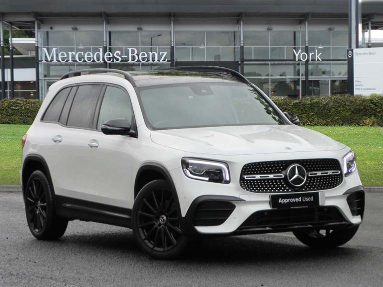 Used 2023 MERCEDES-BENZ Glb Class 1.3 GLB200 AMG Line Night Edition (Premium Plus) SUV 5dr Petrol 7G-DCT Euro 6 (s/s) (163 ps) White at JCT600