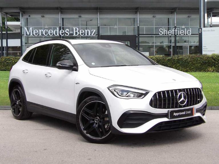 Used 2021 MERCEDES-BENZ GLA Class 2.0 GLA35 AMG (Premium) SUV 5dr Petrol 8G-DCT 4MATIC Euro 6 (s/s) (306 ps) White at JCT600