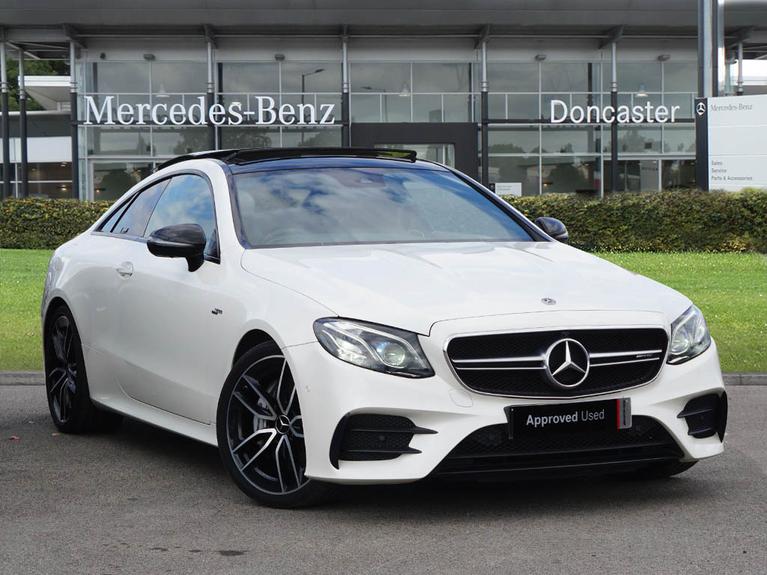 Used 2019 MERCEDES-BENZ E Class 3.0 E53 MHEV EQ Boost AMG Coupe 2dr Petrol SpdS TCT 4MATIC+ Euro 6 (s/s) (457 ps) Diamond White Metallic at JCT600