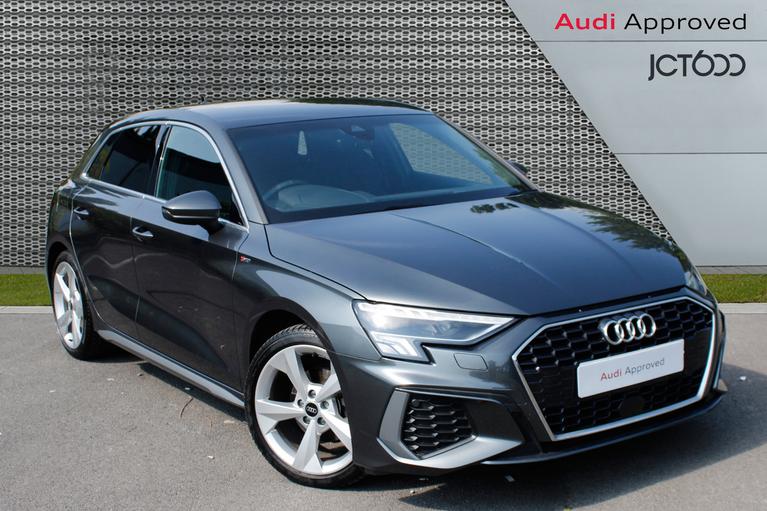 Used 2022 AUDI A3 Sportback S Line 35TFSI 150PS S Tronic Daytona Grey at JCT600