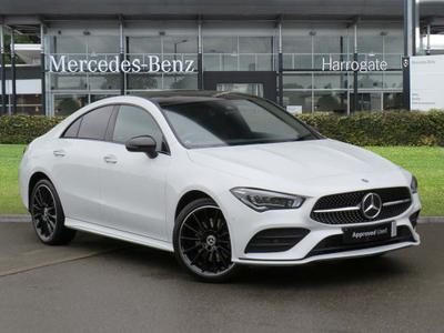 2022 MERCEDES-BENZ CLA Class 1.3 CLA250e 15.6kWh AMG Line Night Edition (Premium Plus) Coupe 4dr Petrol Plug-in Hybrid 8G-DCT Euro 6 (s/s) (218 ps) at JCT600