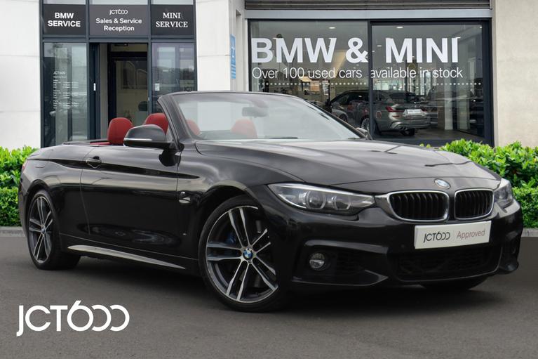 Used 2019 BMW 4 Series 440I M SPORT CONVERTIBLE Black Sapphire at JCT600