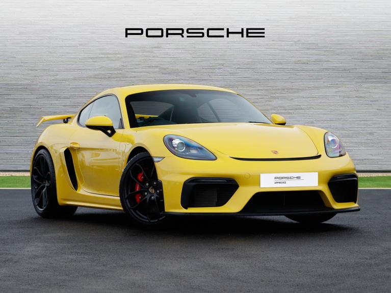 Used 2021 PORSCHE 718 Cayman 4.0 GT4 Coupe 2dr Petrol PDK Euro 6 (s/s) (420 ps) Yellow at JCT600