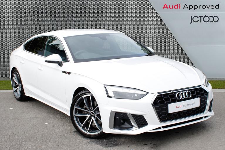 Used 2023 Audi A5 Sportback S Line 35TFSI 150PS S Tronic Ibis White at JCT600