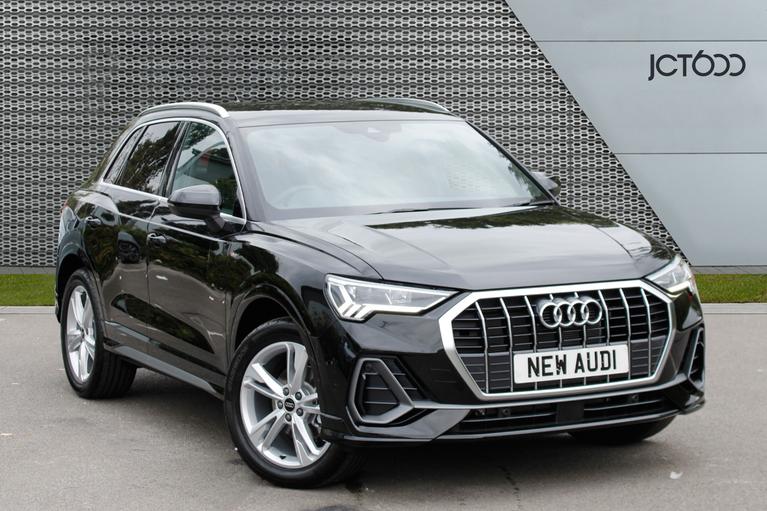 Used 1900 Audi Q3 Audi Q3 S line 35 TFSI 150 PS S Tronic Mythos Black at JCT600