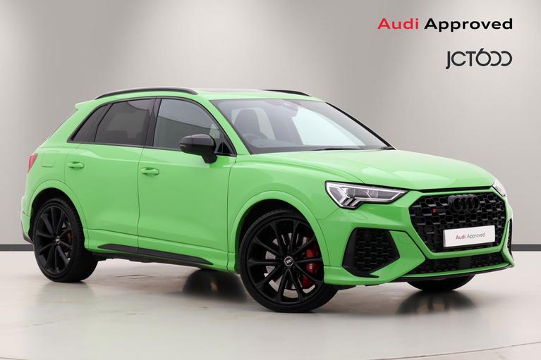 Used 2022 AUDI RS Q3 RS Q3 Audi Sport Edition 400 PS S tronic Kyalami Green, solid at JCT600