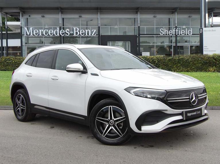 Used 2021 MERCEDES-BENZ Eqa EQA 350 66.5kWh AMG Line SUV 5dr Electric Auto 4MATIC (292 ps) White at JCT600