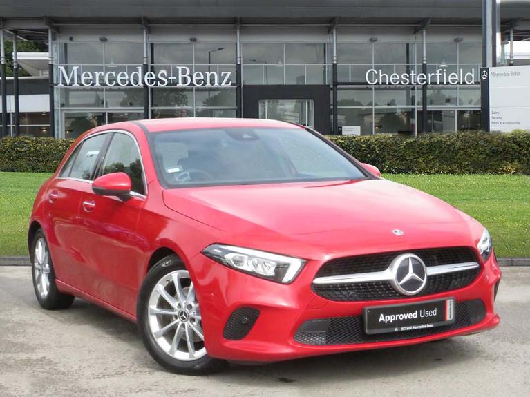 Used 2019 MERCEDES-BENZ A Class 1.5 A180d Sport (Premium) Hatchback 5dr Diesel 7G-DCT Euro 6 (s/s) (116 ps) Red at JCT600