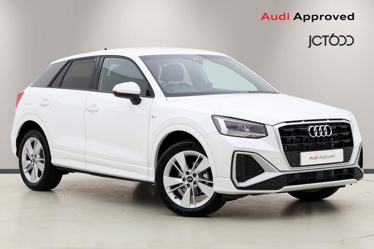 Used 2024 Audi Q2 1.5 TFSI CoD 35 S line SUV 5dr Petrol Manual Euro 6 (s/s) (150 ps) White at JCT600