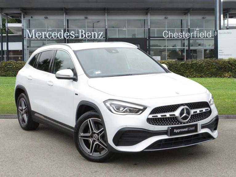 Used 2021 MERCEDES-BENZ GLA Class 1.3 GLA250e 15.6kWh Exclusive Edition SUV 5dr Petrol Plug-in Hybrid 8G-DCT Euro 6 (s/s) (218 ps) White at JCT600