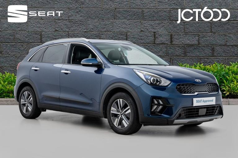 Used 2021 KIA Niro 1.6 GDi 2 SUV 5dr Petrol Hybrid DCT Euro 6 (s/s) (139 bhp) Blue at JCT600