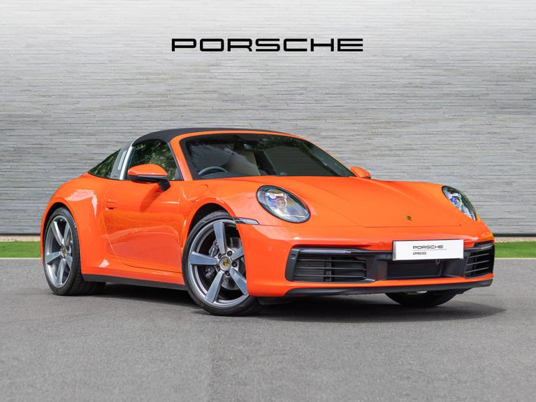 Used 2022 PORSCHE 911 3.0T 992 4 Targa 2dr Petrol PDK 4WD Euro 6 (s/s) (385 ps) Orange at JCT600