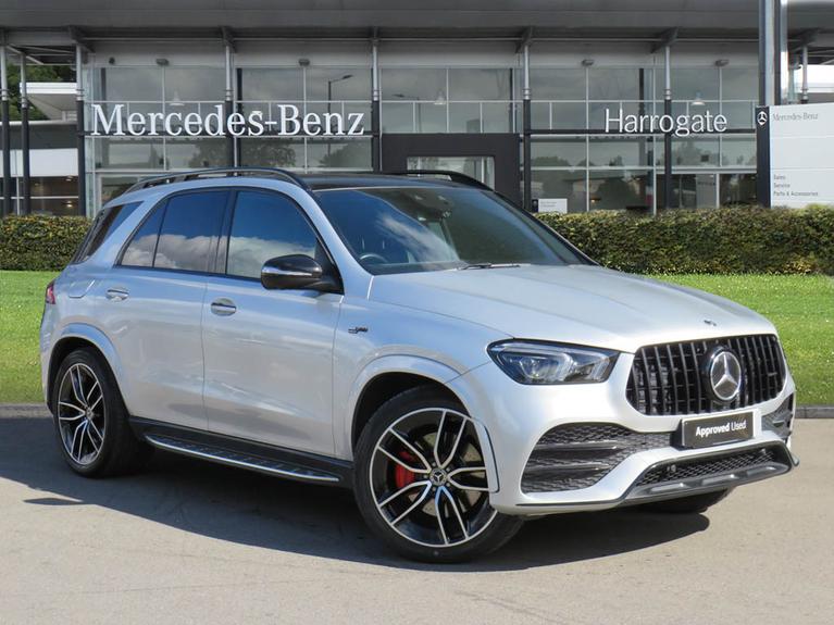 Used 2021 MERCEDES-BENZ Gle 2.9 GLE350d AMG Line (Premium Plus) SUV 5dr Diesel G-Tronic 4MATIC Euro 6 (s/s) (272 ps) Iridium Silver Metallic at JCT600