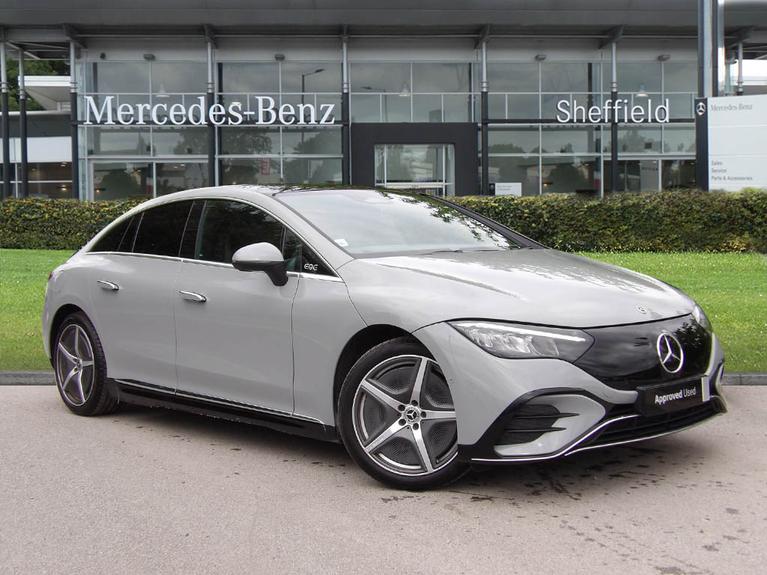 Used 2023 Mercedes-Benz Eqe EQE 300 89kWh AMG Line (Premium) Saloon 4dr Electric Auto (245 ps) Grey at JCT600