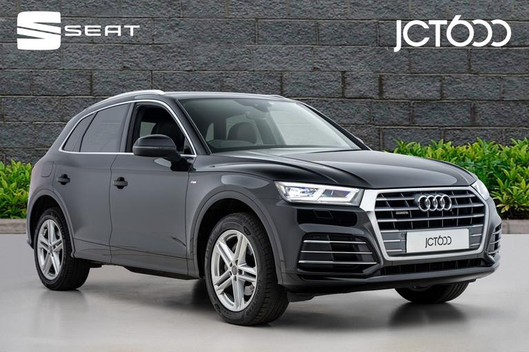 Used 2019 Audi Q5 2.0 TDI 40 S line SUV 5dr Diesel S Tronic quattro Euro 6 (s/s) (190 ps) Black at JCT600