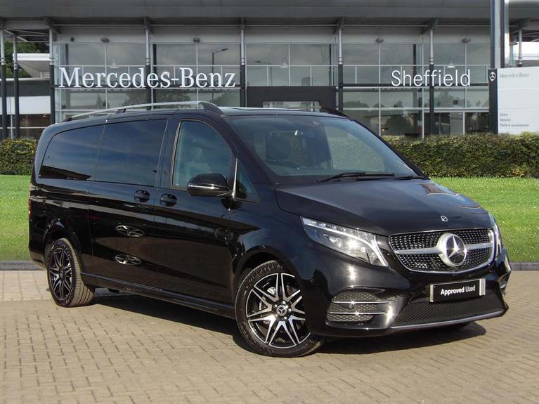 Used 2024 MERCEDES-BENZ V Class 2.0 V300d AMG Line MPV 5dr Diesel G-Tronic+ Euro 6 (s/s) 8 Seat XLWB (237 ps) Black at JCT600