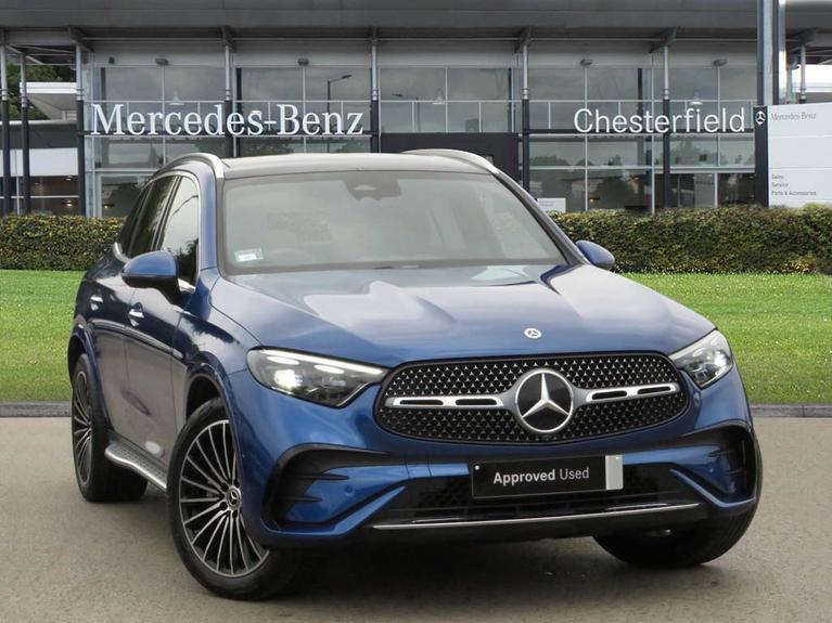 Used 2024 MERCEDES-BENZ Glc 2.0 GLC300dh MHEV AMG Line (Premium Plus) SUV 5dr Diesel Hybrid G-Tronic+ 4MATIC Euro 6 (s/s) (291 ps) Blue at JCT600