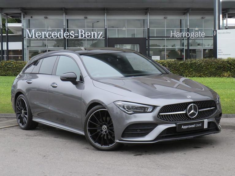 Used 2023 MERCEDES-BENZ CLA Class CLA 180 AMG LINE PREMIUM PLUS NIGHT EDITION Mountain Grey at JCT600