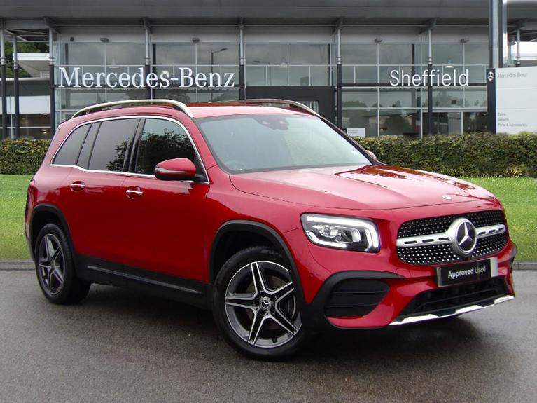 Used 2021 MERCEDES-BENZ GLB 1.3 GLB200 AMG Line (Premium 2) SUV 5dr Petrol 7G-DCT Euro 6 (s/s) (163 ps) Red at JCT600