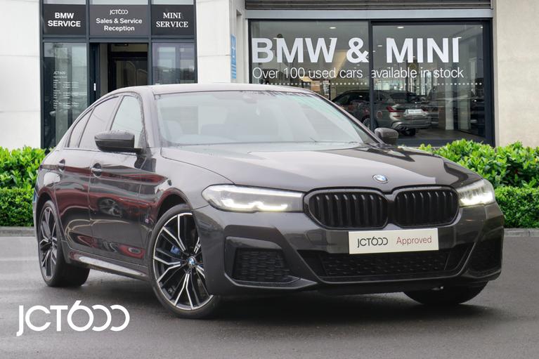 Used 2021 BMW 5 Series 530d M Sport XDrive Sophisto Grey at JCT600