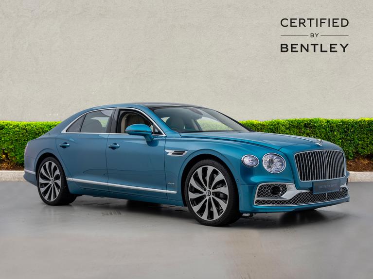 Used 2023 Bentley Flying Spur 2.9 TFSi V6 PHEV 18kWh Azure Saloon 4dr Petrol Plug-in Hybrid Auto 4WD Euro 6 (s/s) (544 ps) Topaz Blue at JCT600