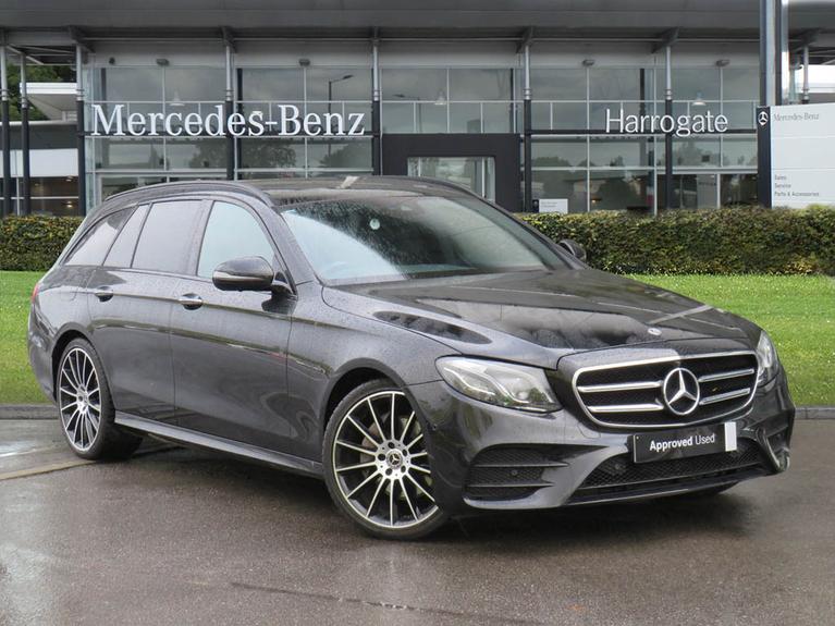 Used 2020 MERCEDES-BENZ E Class 2.0 E220d AMG Line Night Edition (Premium Plus) Estate 5dr Diesel G-Tronic+ Euro 6 (s/s) (194 ps) Obsidian Black Metallic at JCT600