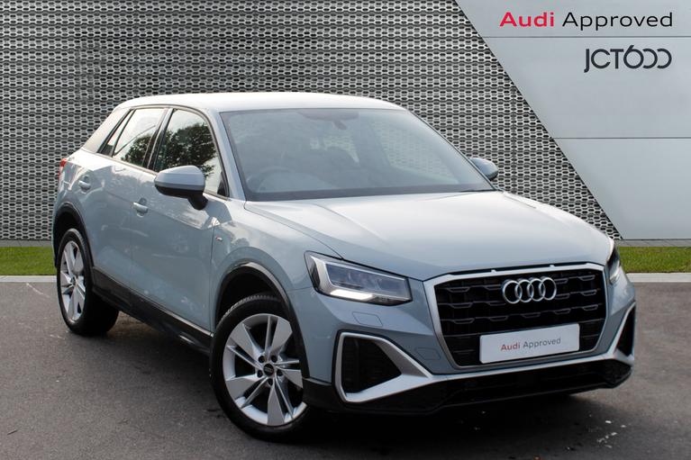 Used 2022 AUDI Q2 S Line 30TFSI 110PS Arrow Grey at JCT600