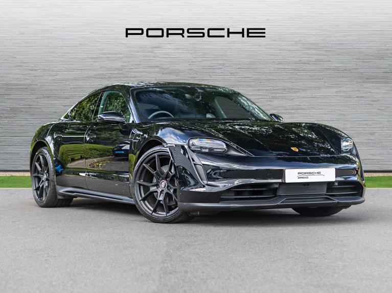 Used 2023 PORSCHE Taycan Performance Plus 93.4kWh Saloon 4dr Electric Auto RWD (11kW Charger) (476 ps) Black at JCT600