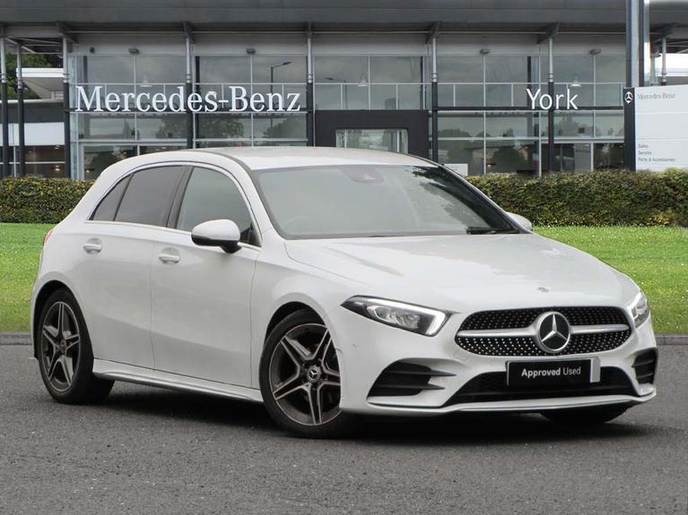 Used 2021 MERCEDES-BENZ A Class A200 AMG Line Executive 5dr White at JCT600